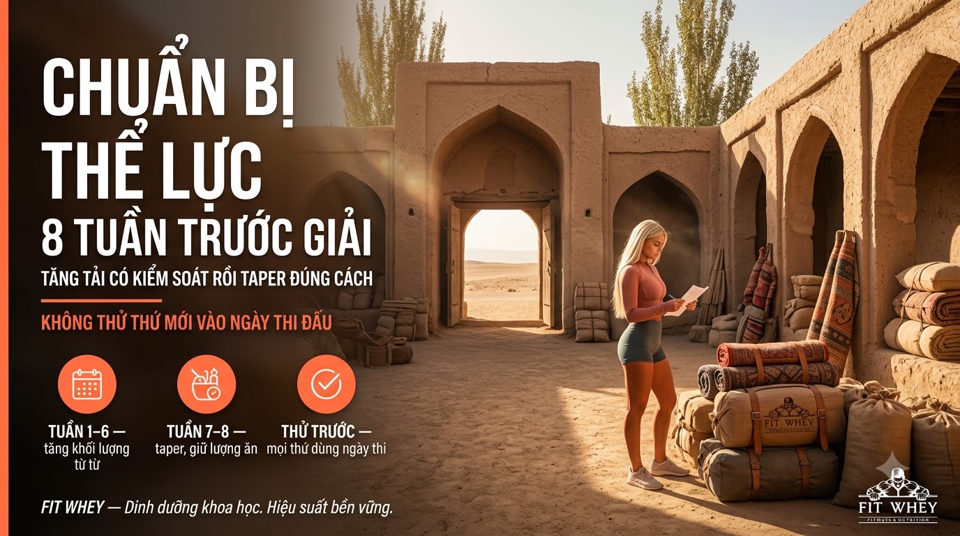 Chuẩn bị thể lực cho giải phong trào: 8 tuần trước ngày thi