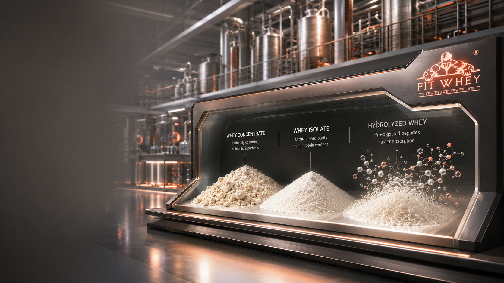 Whey concentrate, isolate và hydrolyzed khác nhau thế nào?