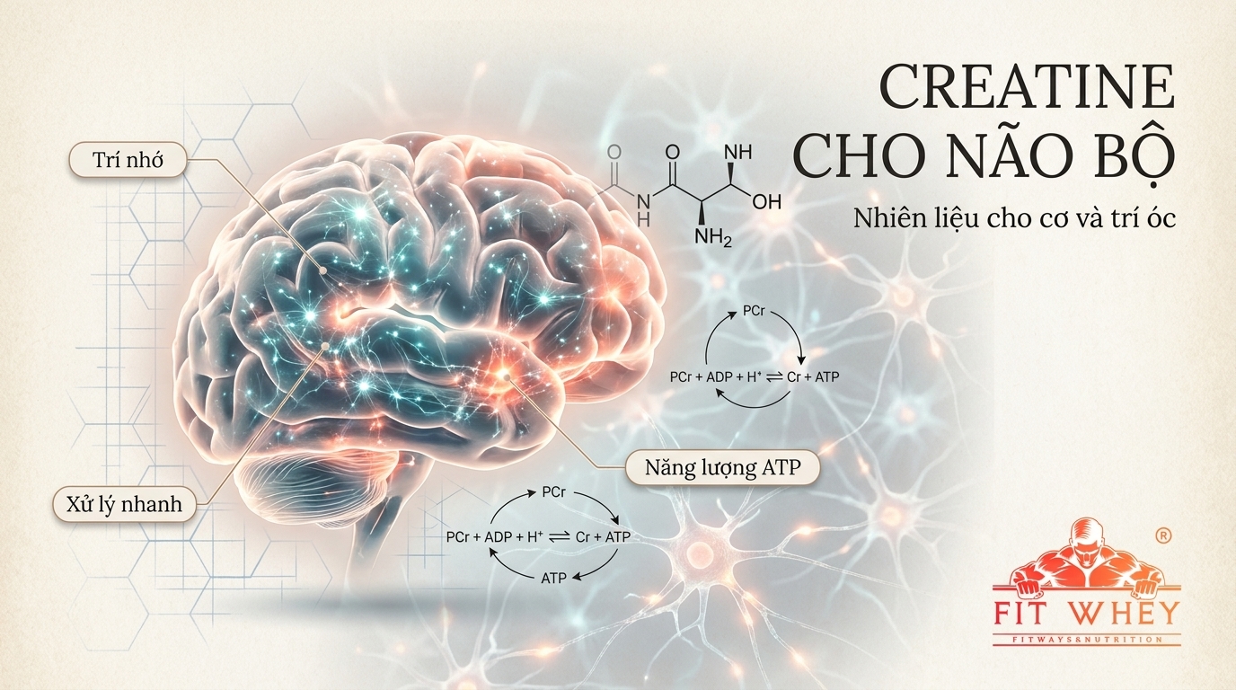 Creatine có thật sự tốt cho não bộ không? Bằng chứng khoa học 2024–2026