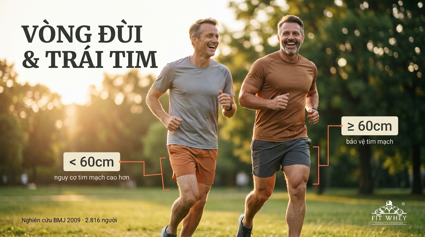 Vòng đùi dưới 60cm có thực sự làm tăng nguy cơ tim mạch không?