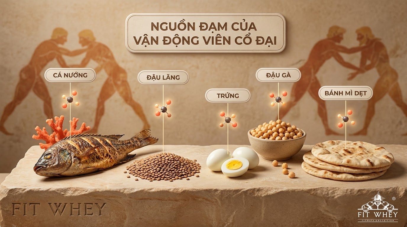Thực phẩm giàu đạm của người Ai Cập cổ đại