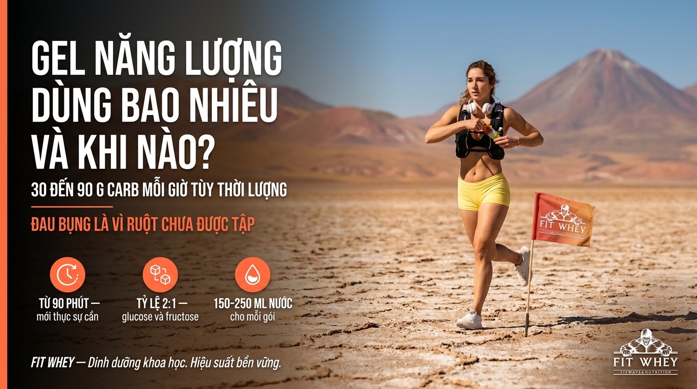 Nữ vận động viên chạy đường dài trên sa mạc