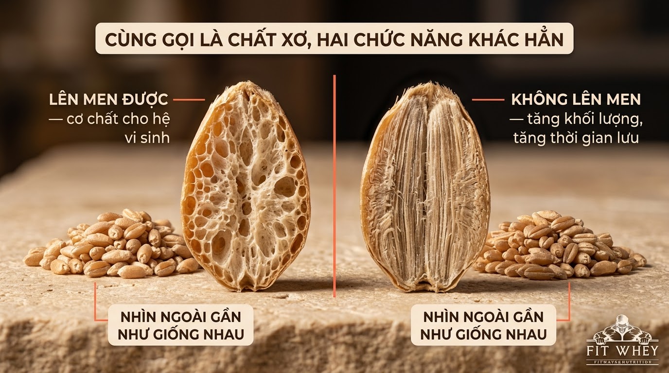 So sánh cấu trúc các loại hạt và nguồn chất xơ khác nhau