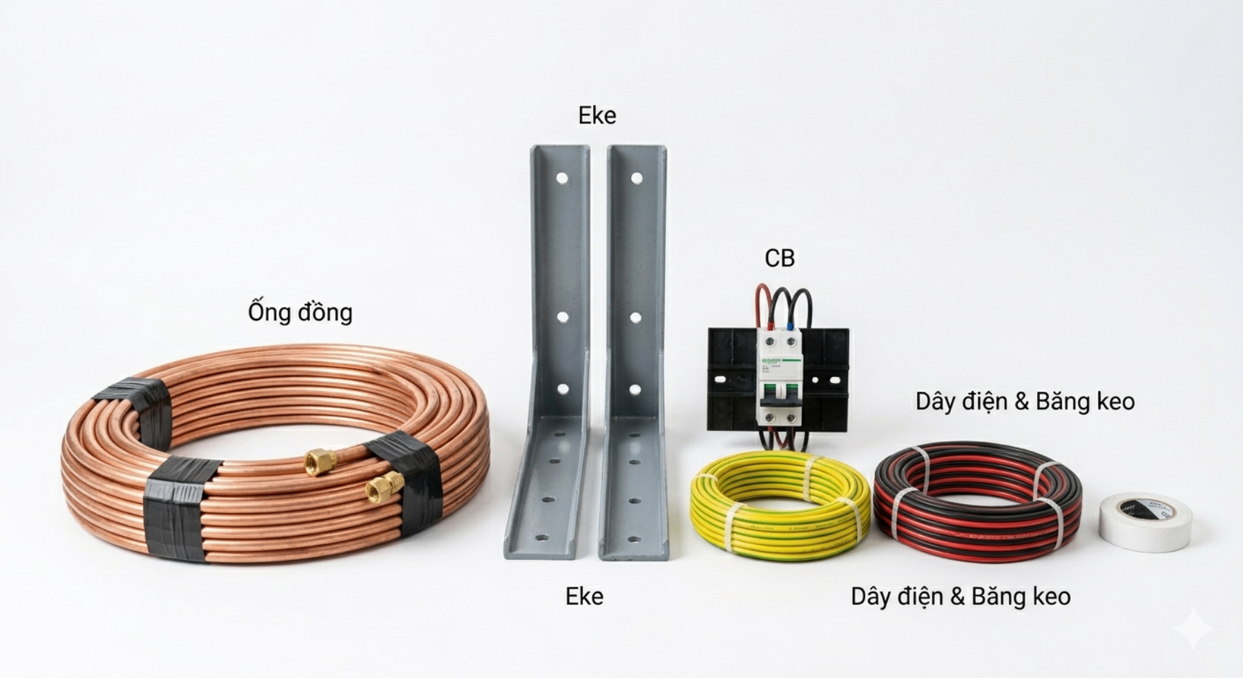 COMBO VẬT TƯ 3M VÀ CÔNG LẮP MÁY MỚI