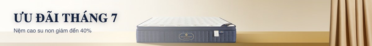 Ưu đãi tháng 7 - Nệm cao su non
