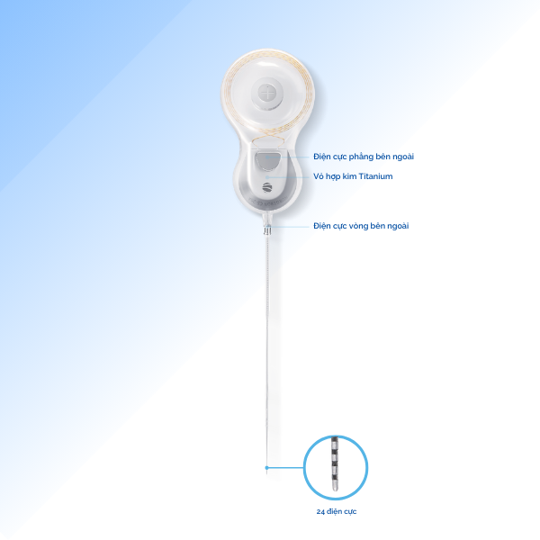 Vỏ hợp kim Titanium thiết bị cấy trong Nurotron CS-20A