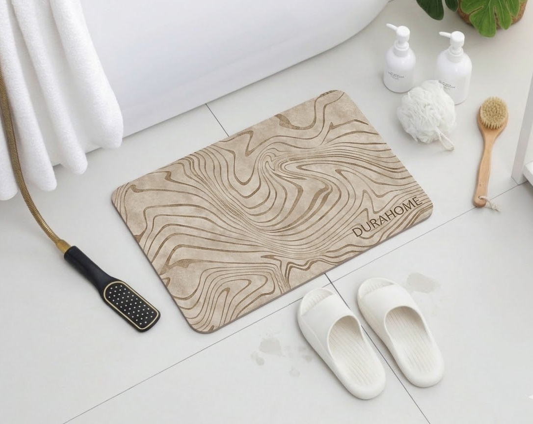Thảm diatomite DuraHome — vật liệu tự nhiên hút ẩm tức thì