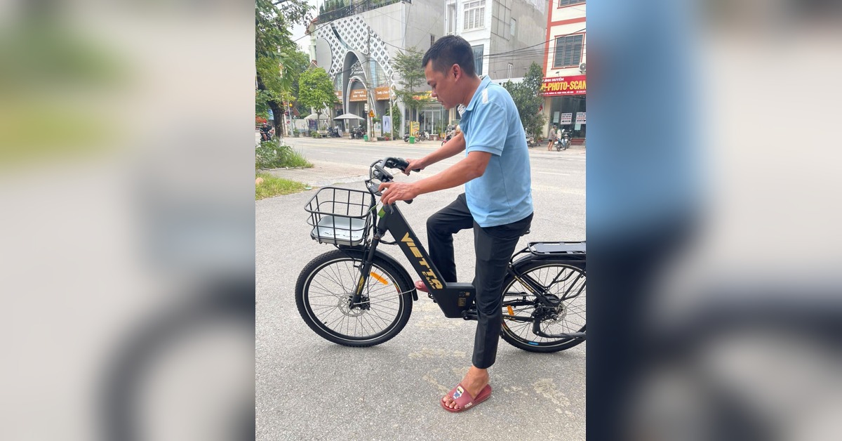 Chạy thử xe VIETTA để kiểm tra phản hồi trợ lực khi bắt đầu đạp