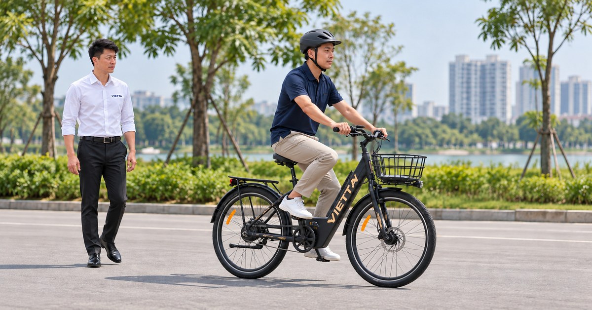 Chạy thử xe VIETTA để cảm nhận hệ thống trợ lực