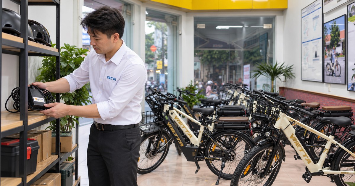 Bộ sạc VIETTA được ngắt và cất riêng khi bảo quản pin lâu ngày