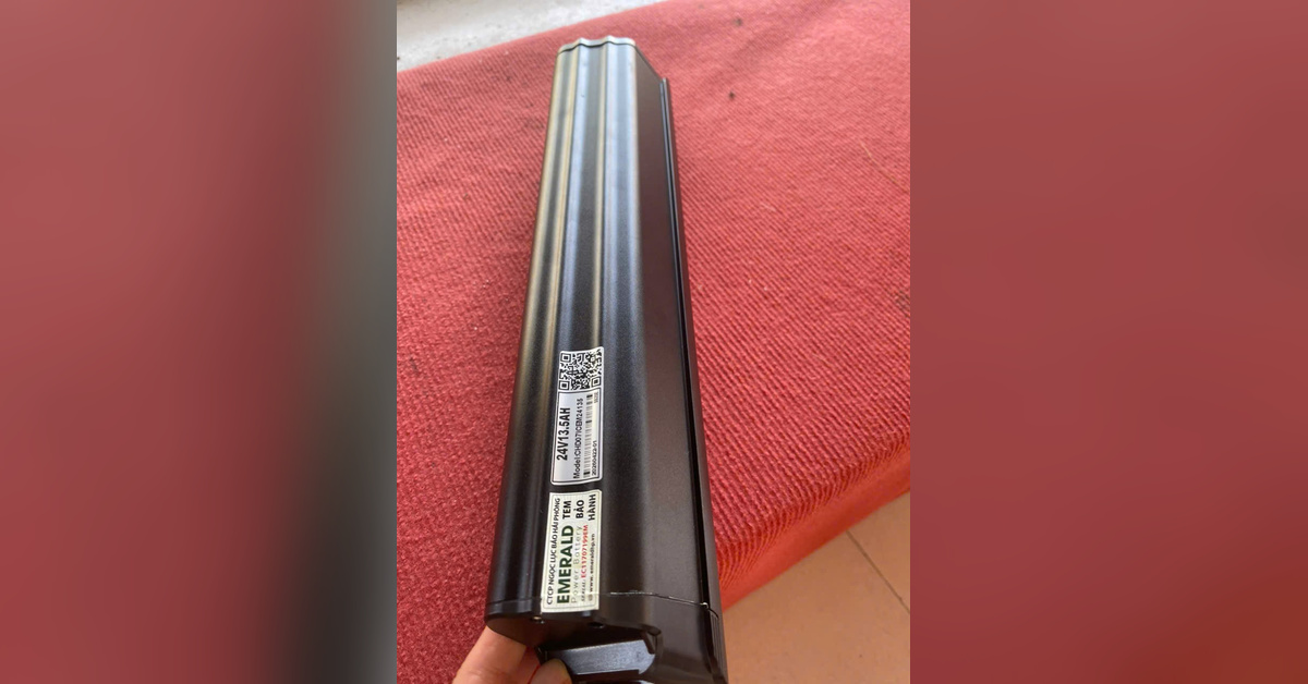Thông số 24V 13,5Ah trên pin lithium xe đạp trợ lực VIETTA