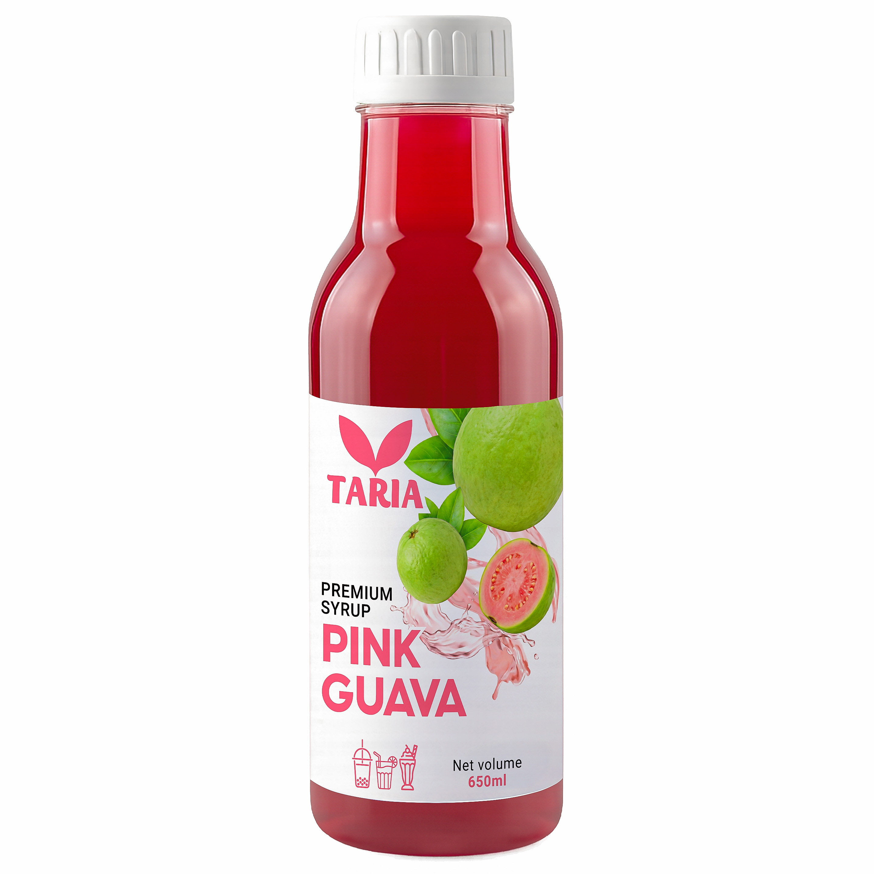 Syrup Ổi Hồng – Pink Guava Syrup Taria (650 ml)