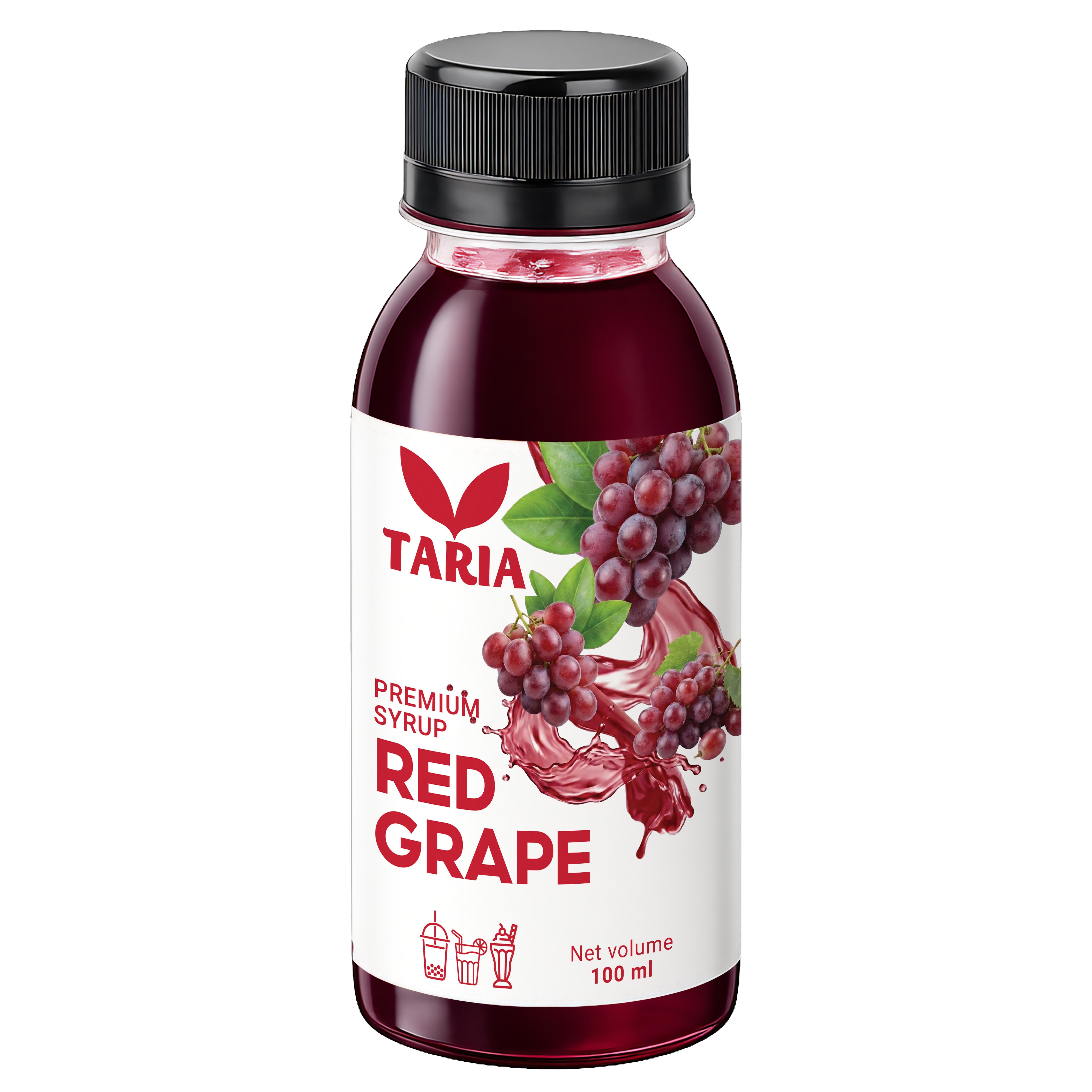Syrup Nho Đỏ Pháp – French Red Grape Syrup Taria (100 ml)