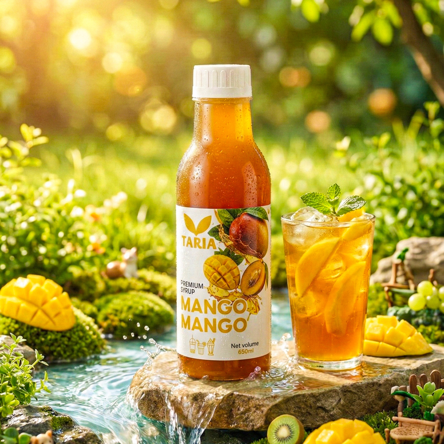 Syrup Xoài Mật Ong – Syrup Mango Bliss Taria (650 ml)