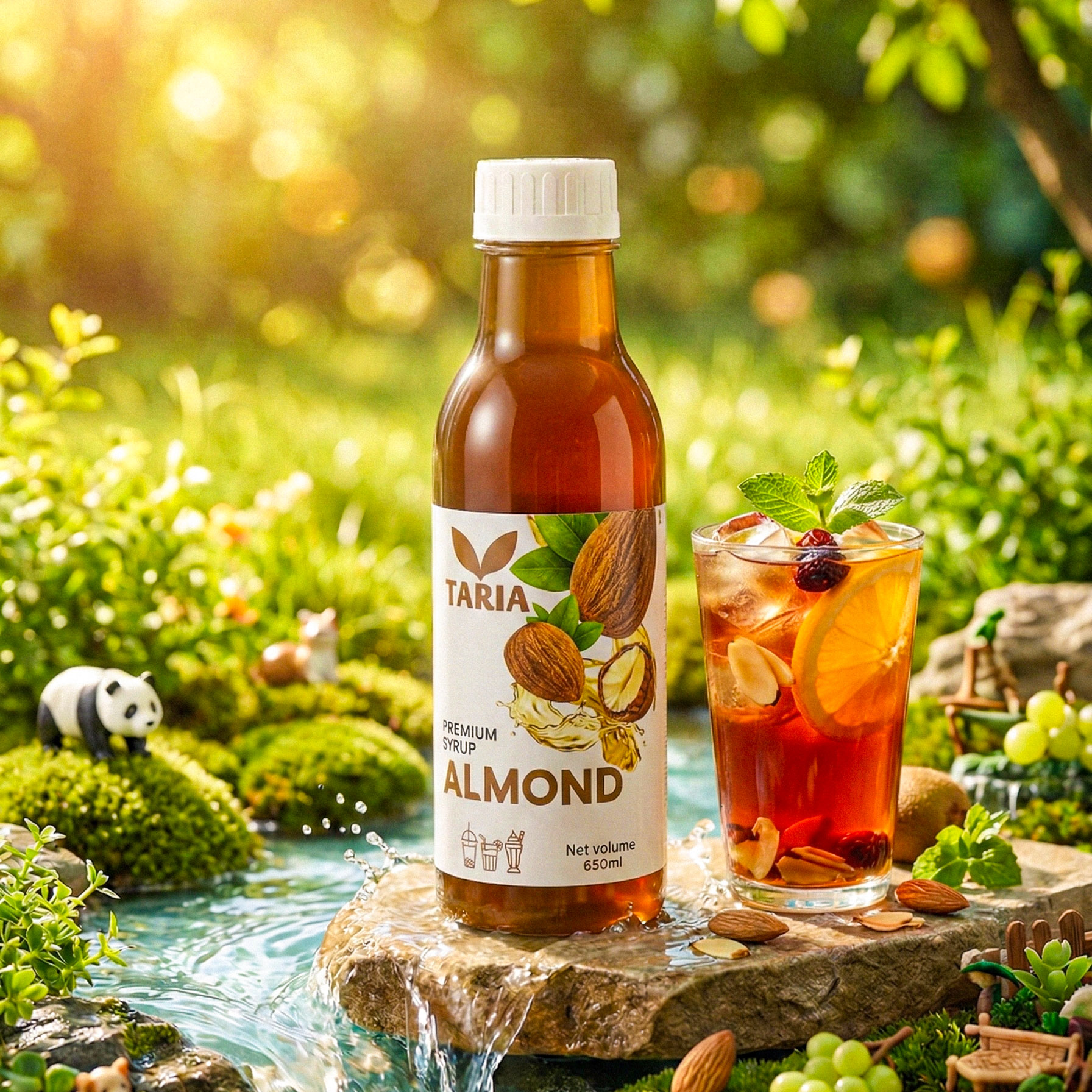 Syrup Hương Hạnh Nhân - Almond Flavored Syrup Taria (650 ml)