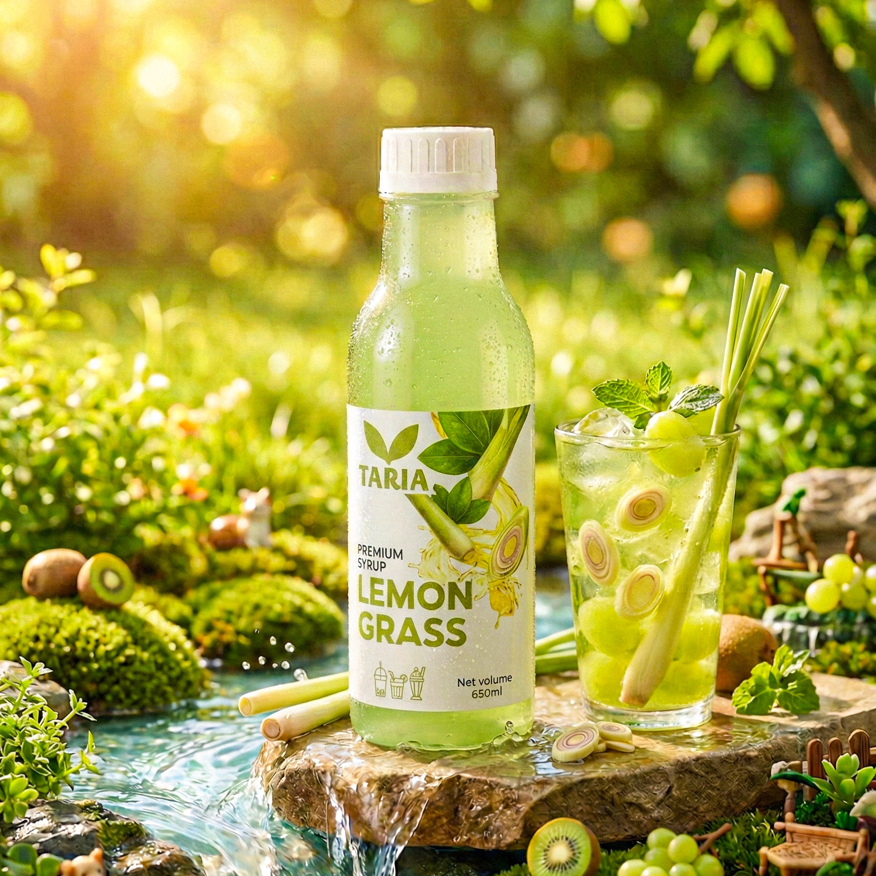 Syrup Sả – Lemongrass Syrup Taria (650 ml)
