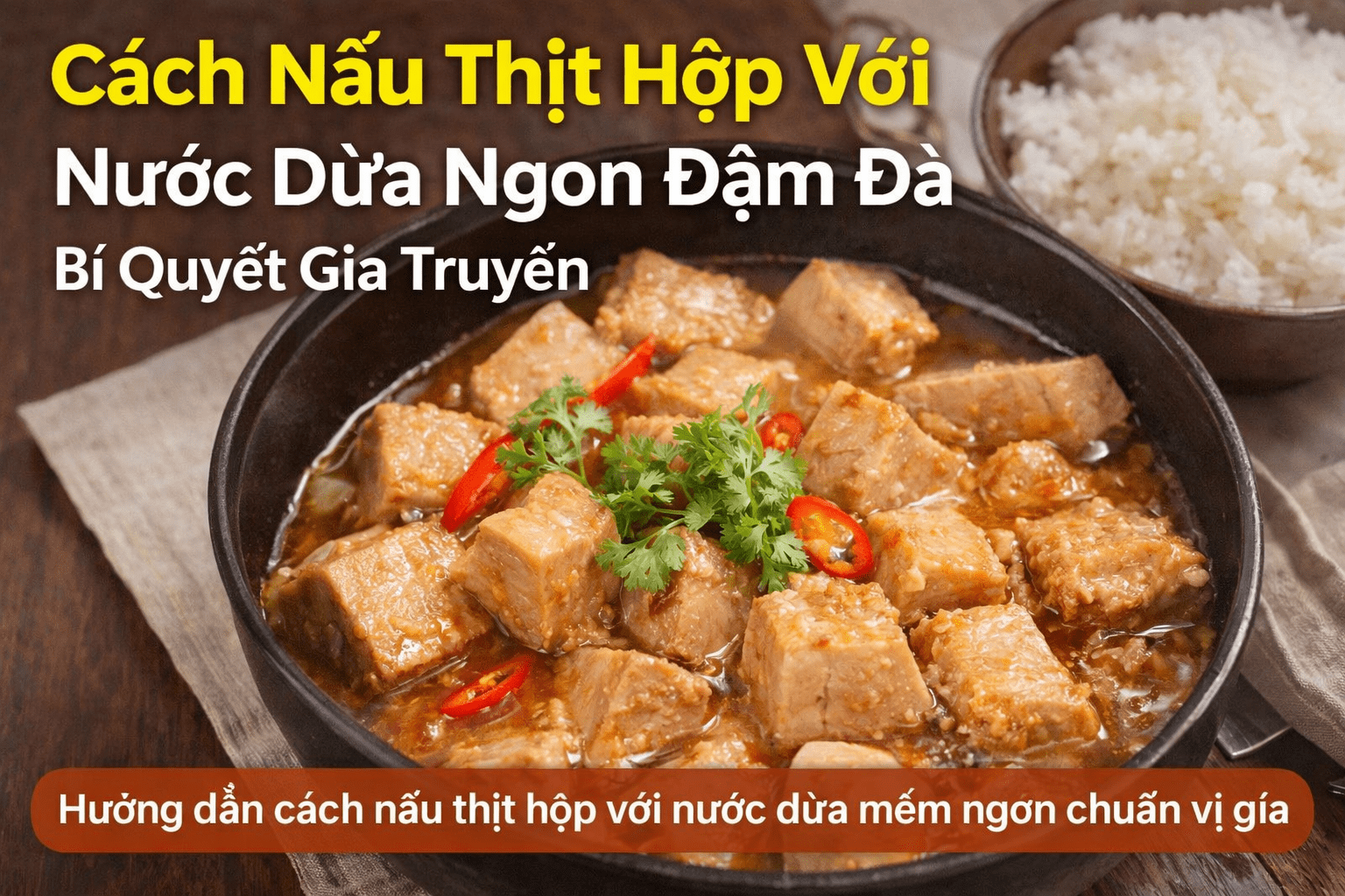 Cách Nấu Thịt Hộp Kho Nước Dừa Mềm Ngon – Bí Quyết Ít Người Biết