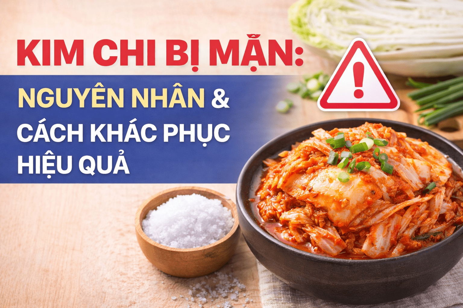 Kim Chi Bị Mặn: Nguyên Nhân & Cách Khắc Phục Hiệu Quả