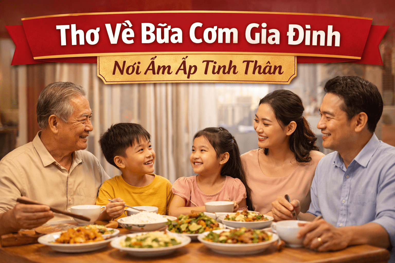 Thơ Về Bữa Cơm Gia Đình: Nơi Ấm Áp Tình Thân
