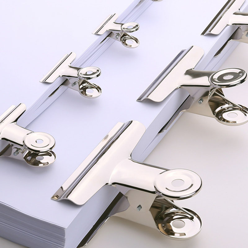 Kẹp Giấy Kim Loại Inox, Kẹp Hồ Sơ, Kẹp Tài Liệu, Kẹp Ảnh Trang Trí BEYOU