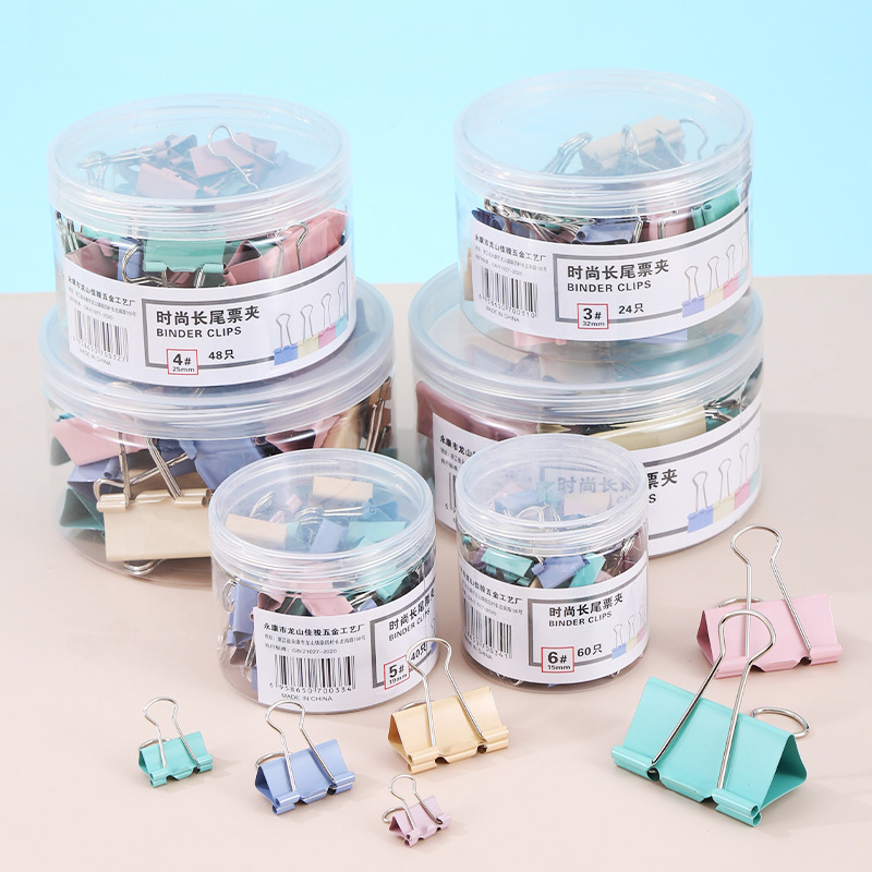 Kẹp Bướm Màu Pastel, Kẹp Giấy Văn Phòng Màu Macaron Dễ Thương, Decor Bàn Học Bàn Làm Việc