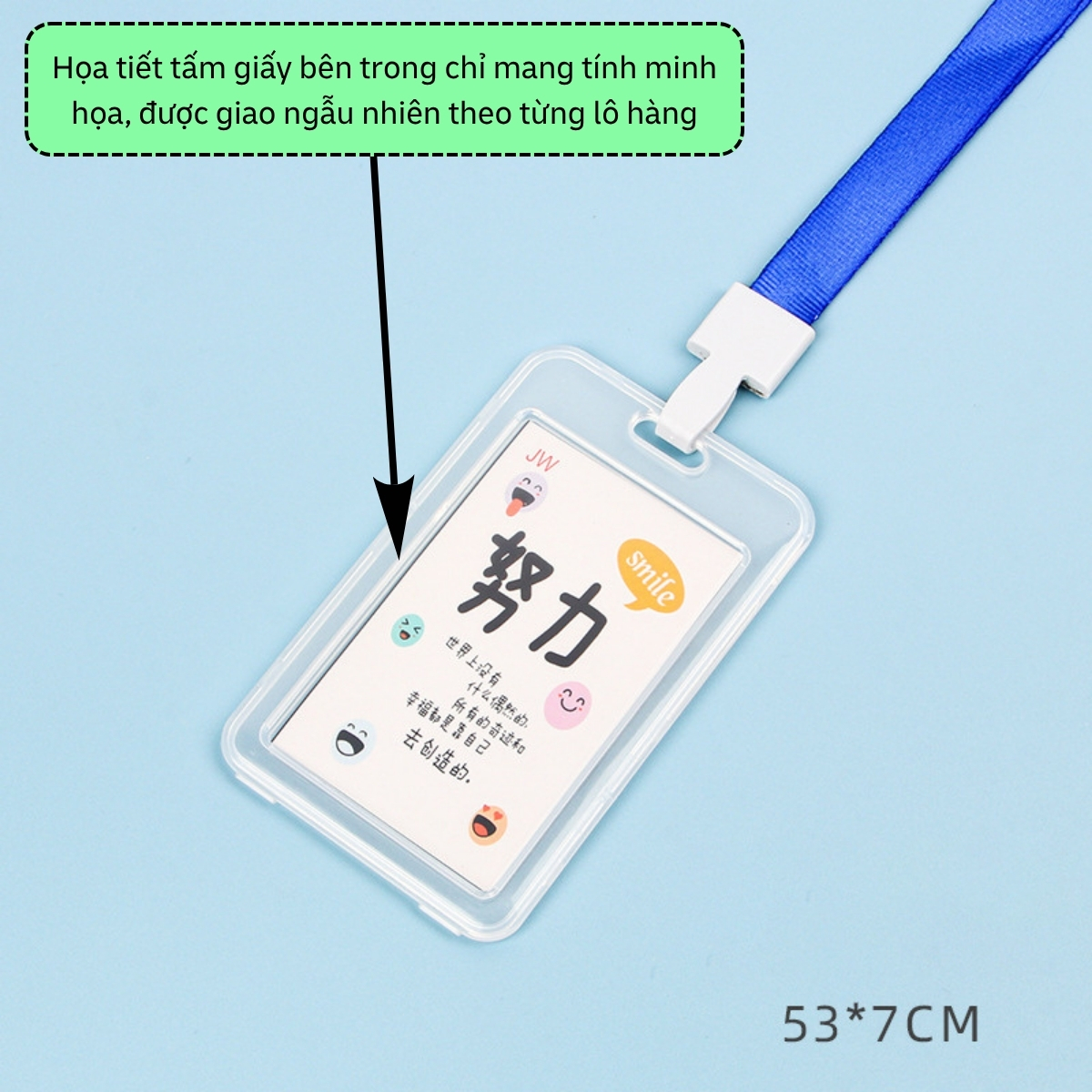 Dây Đeo Thẻ Học Sinh Trong Suốt Kawaii - Vỏ Bọc Thẻ Sinh Viên, CCCD Hoạt Hình Dễ Thương