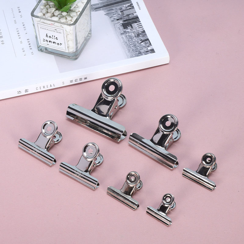 Kẹp Giấy Kim Loại Inox, Kẹp Hồ Sơ, Kẹp Tài Liệu, Kẹp Ảnh Trang Trí BEYOU