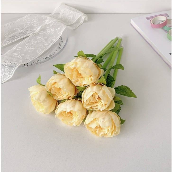 Bút Bi Hoa Trang Trí Dễ Thương Mực Xanh, Bút Viết Hình Hoa Nhiều Màu, Quà Tặng, Để Bàn Học, Bút Ký Tên Lễ Cưới