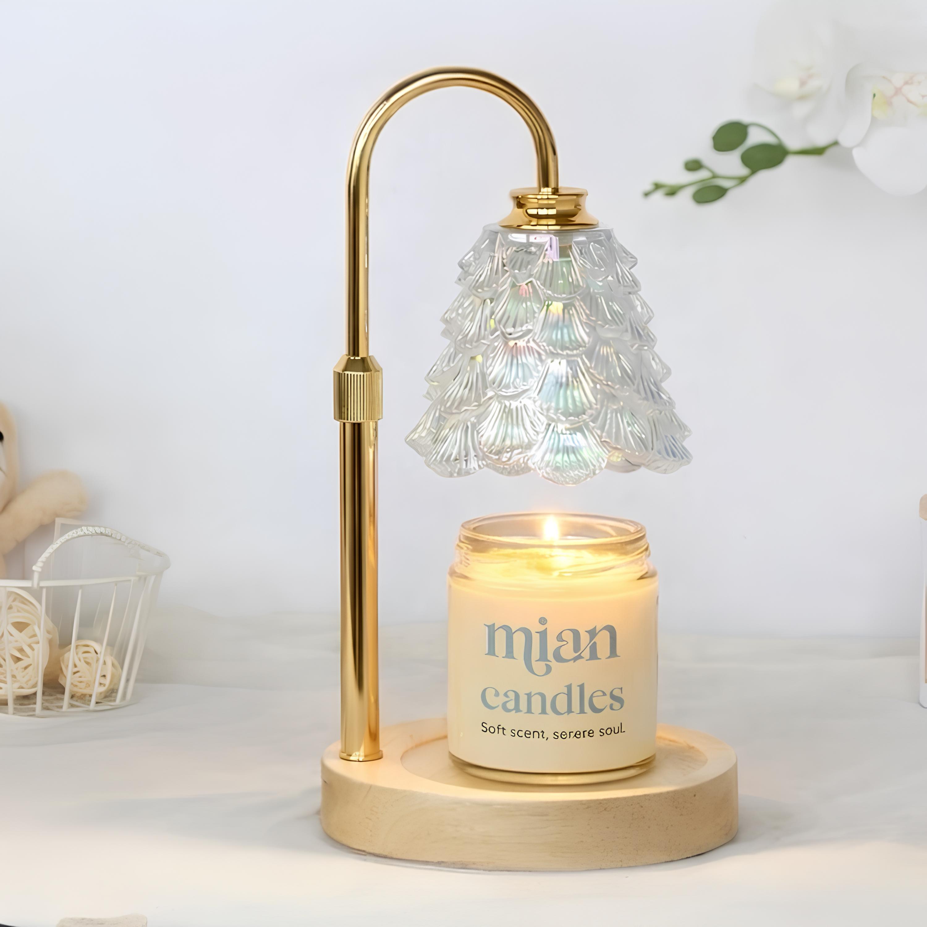 Đèn đốt nến hoa chuông úp ngược