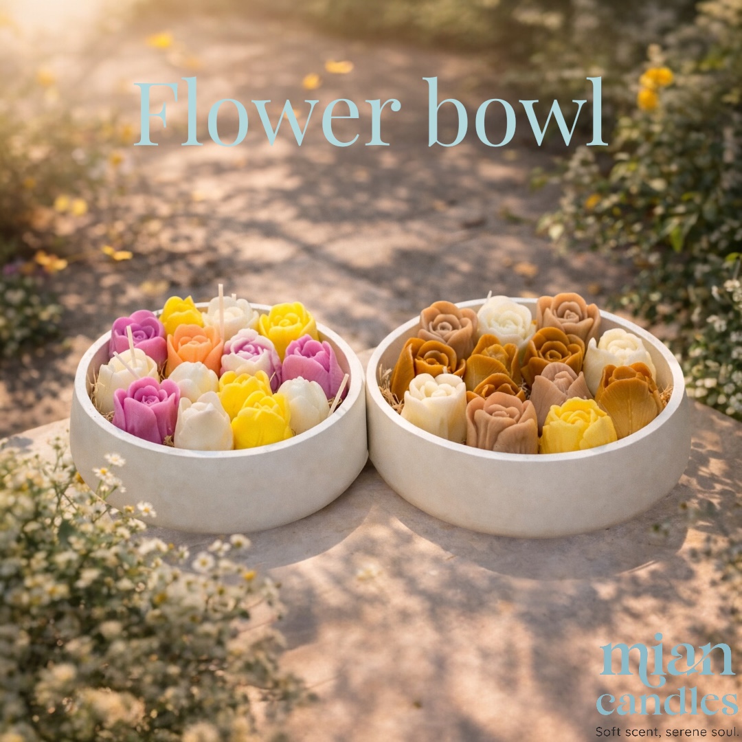 Flower Bowl – Bát Hoa Decor Nến Thơm