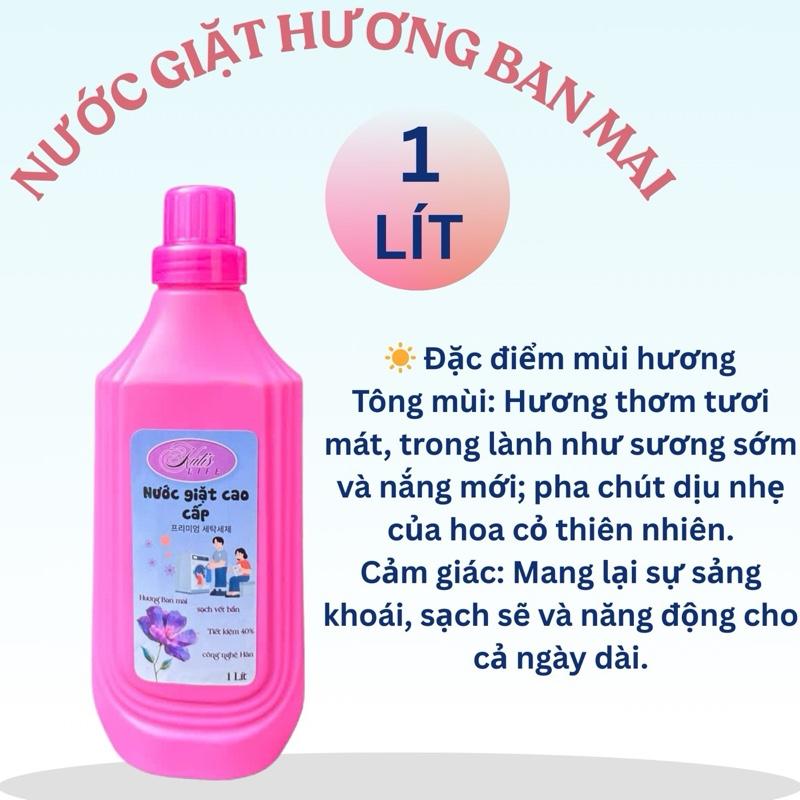 (Công Thức Mới) 1 lít Giặt Lưu Hương 72h hương tự chọn làm sạch sâu thơm lâu-thơm dai bền bỉ,giữ sợi vải mềm mịn,diệt khử khuẩn công nghệ mới