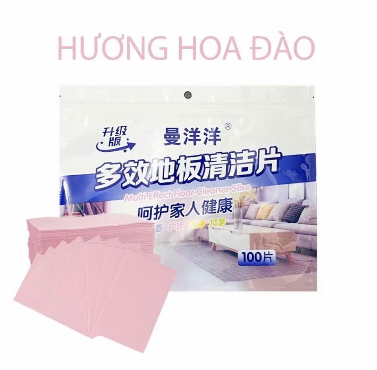 [1 túi 30 miếng lau sàn] Miếng lau sàn hoà tan nhanh trong nước dùng để lau sàn,khử mùi làm sạch sàn,tiết kiệm chi phí (Nhiều hương chọn lựa)