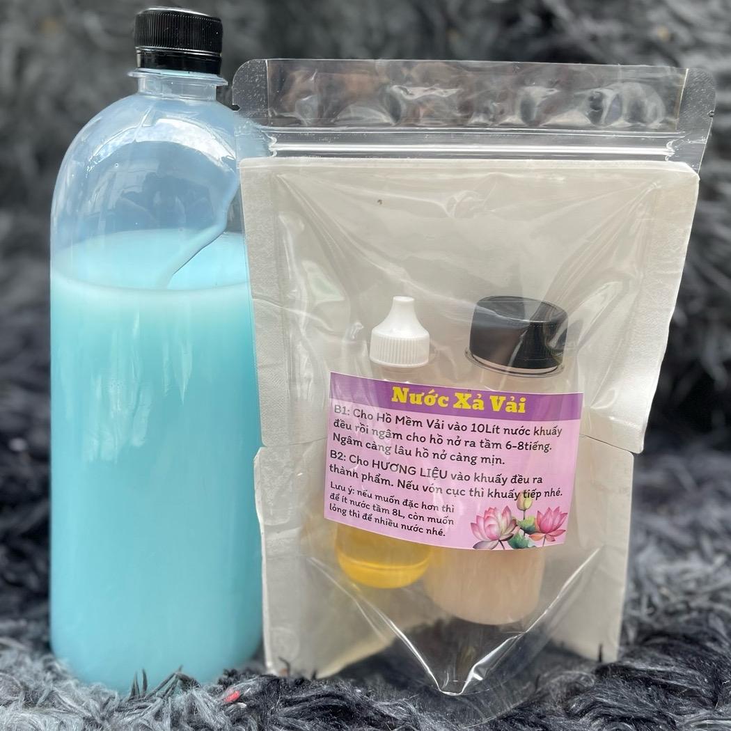 Combo tự pha 10 lít nước xả, thơm vải quần áo, tiết kiệm chi phí cho gia đình, khách sạn, giặt ủi, thơm nhiều mùi ban mai huyền bí, màu xanh, làm sạch, dễ pha tại nhà bột _ gi ặ t