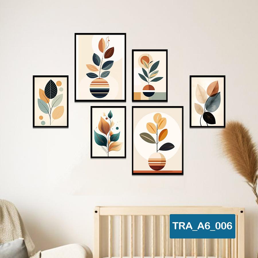 (50 mẫu) Combo 6 tranh dán tường  50 mẫu sang trọng nàng thơ rõ nét nhiều kích thước trang trí phòng khách phòng ngủ quán ăn cà phê decor giá rẻ 2D 3D