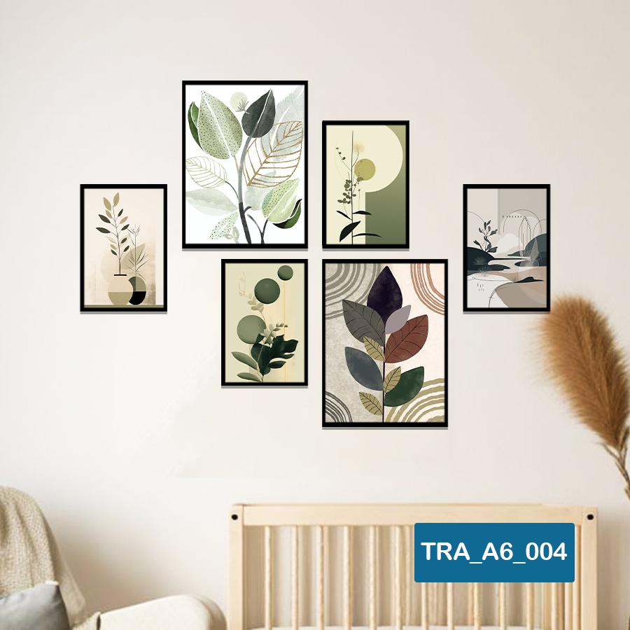 (50 mẫu) Combo 6 tranh dán tường  50 mẫu sang trọng nàng thơ rõ nét nhiều kích thước trang trí phòng khách phòng ngủ quán ăn cà phê decor giá rẻ 2D 3D
