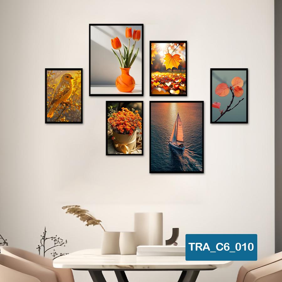 (50 mẫu) Combo 6 tranh dán tường  50 mẫu sang trọng nàng thơ rõ nét nhiều kích thước trang trí phòng khách phòng ngủ quán ăn cà phê decor giá rẻ 2D 3D