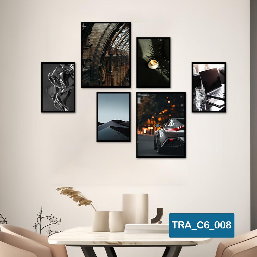 (50 mẫu) Combo 6 tranh dán tường  50 mẫu sang trọng nàng thơ rõ nét nhiều kích thước trang trí phòng khách phòng ngủ quán ăn cà phê decor giá rẻ 2D 3D