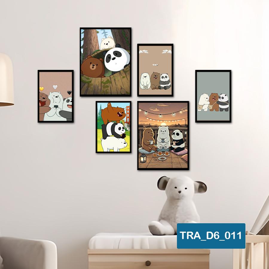 (50 mẫu) Combo 6 tranh dán tường  50 mẫu sang trọng nàng thơ rõ nét nhiều kích thước trang trí phòng khách phòng ngủ quán ăn cà phê decor giá rẻ 2D 3D