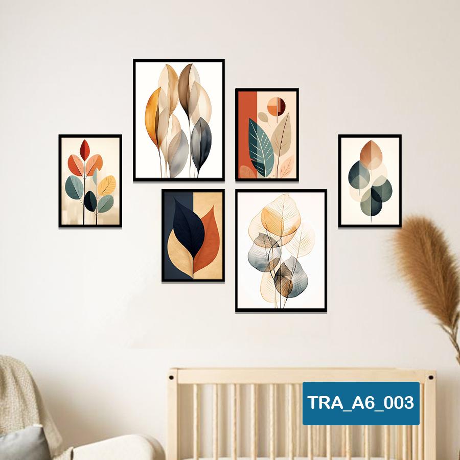 (50 mẫu) Combo 6 tranh dán tường  50 mẫu sang trọng nàng thơ rõ nét nhiều kích thước trang trí phòng khách phòng ngủ quán ăn cà phê decor giá rẻ 2D 3D