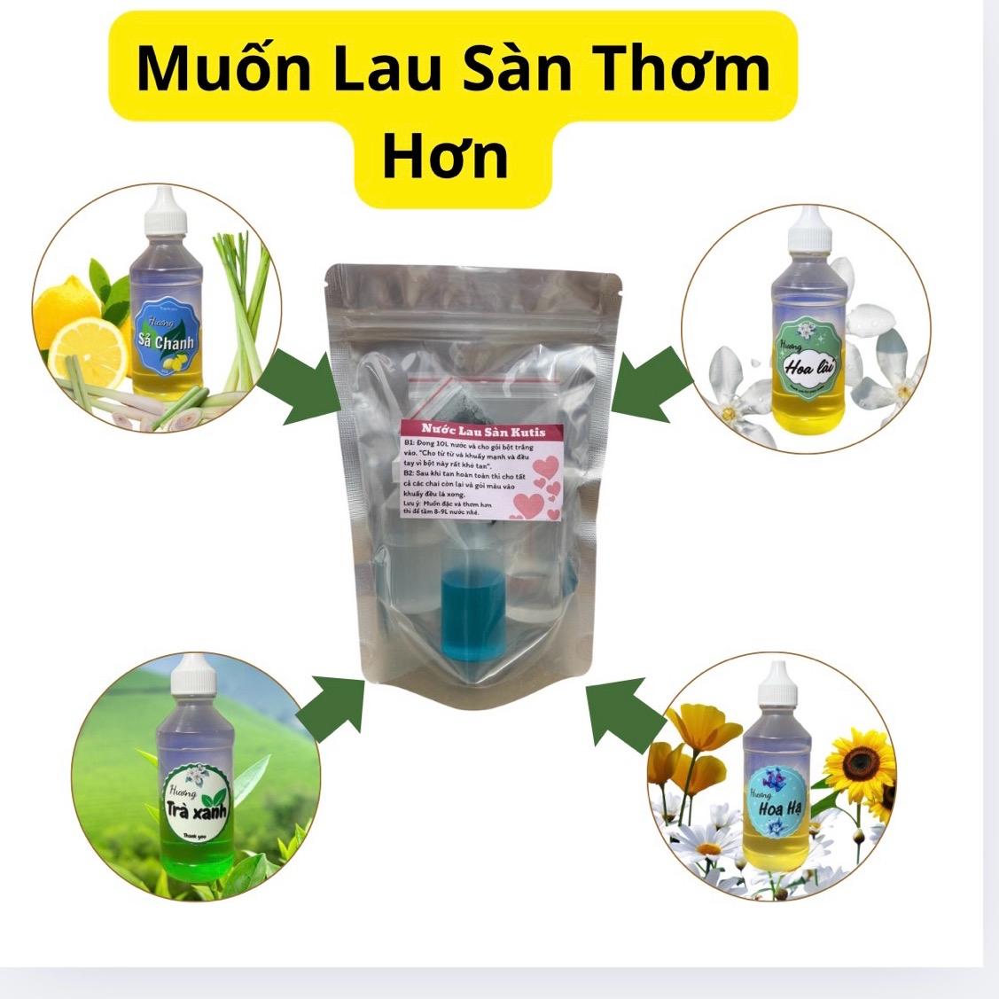 (Nhiều Hương Tự Chọn) Bột Pha 10L Nước Lau Sàn Tiết Kiệm Chi Phí Cho Gia Đình Quán Ăn Nhà Hàng Tự Pha Làm Sạch Hiệu Quả An Toàn