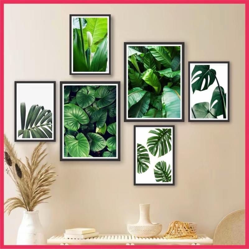 (50 mẫu) Combo 6 tranh dán tường  50 mẫu sang trọng nàng thơ rõ nét nhiều kích thước trang trí phòng khách phòng ngủ quán ăn cà phê decor giá rẻ 2D 3D