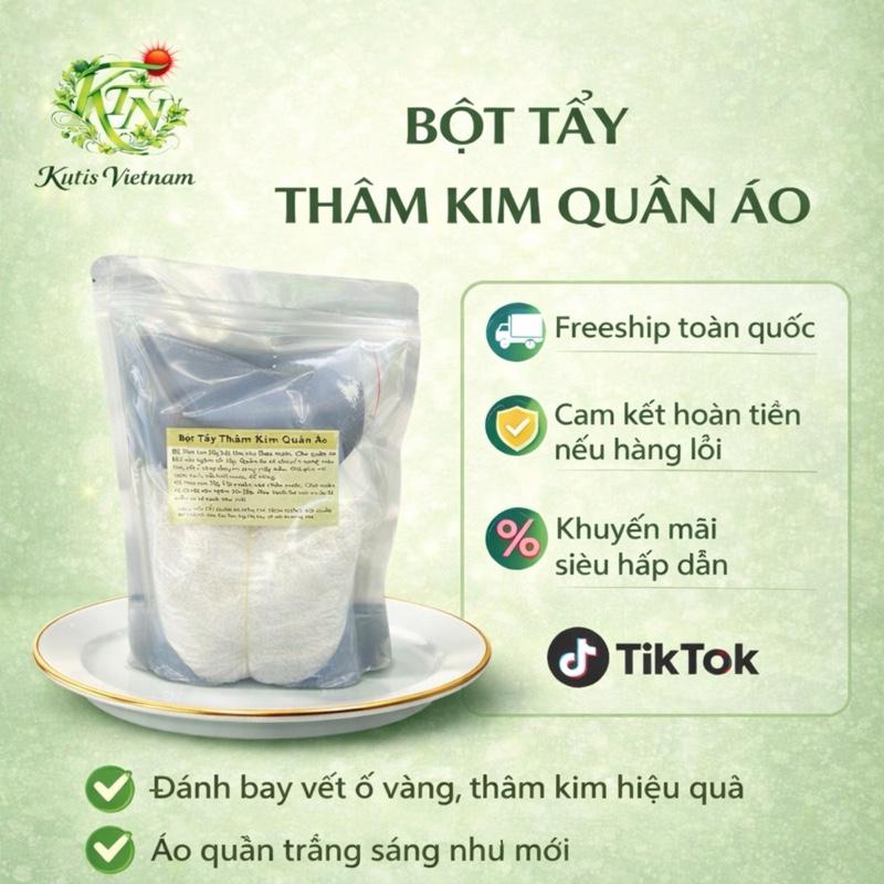 (Kutis Vietnam) 1 combo Bột Tẩy Thâm Kim Quần Áo Làm Sạch Vết Thâm Kim Giúp Áo Trắng Màu Sạch Hơn Mới Hơn Tiết Kiệm Chi Phí Tiện Lợi Cho Gia Đình Nội Trợ