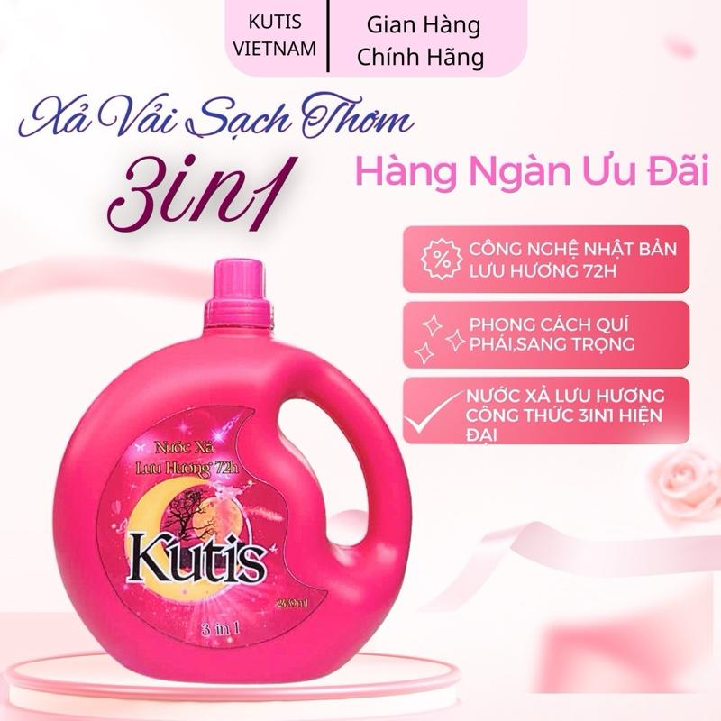 [2.5L Mới] Nước Xả Vải 3in1 Thơm 3 ngày Công Nghệ Mới Xả Sạch Thơm Đến Từng Sợi Vải,Làm Mềm Vải,Bám Hương Lâu,Bám Dai (Can 2,4L)
