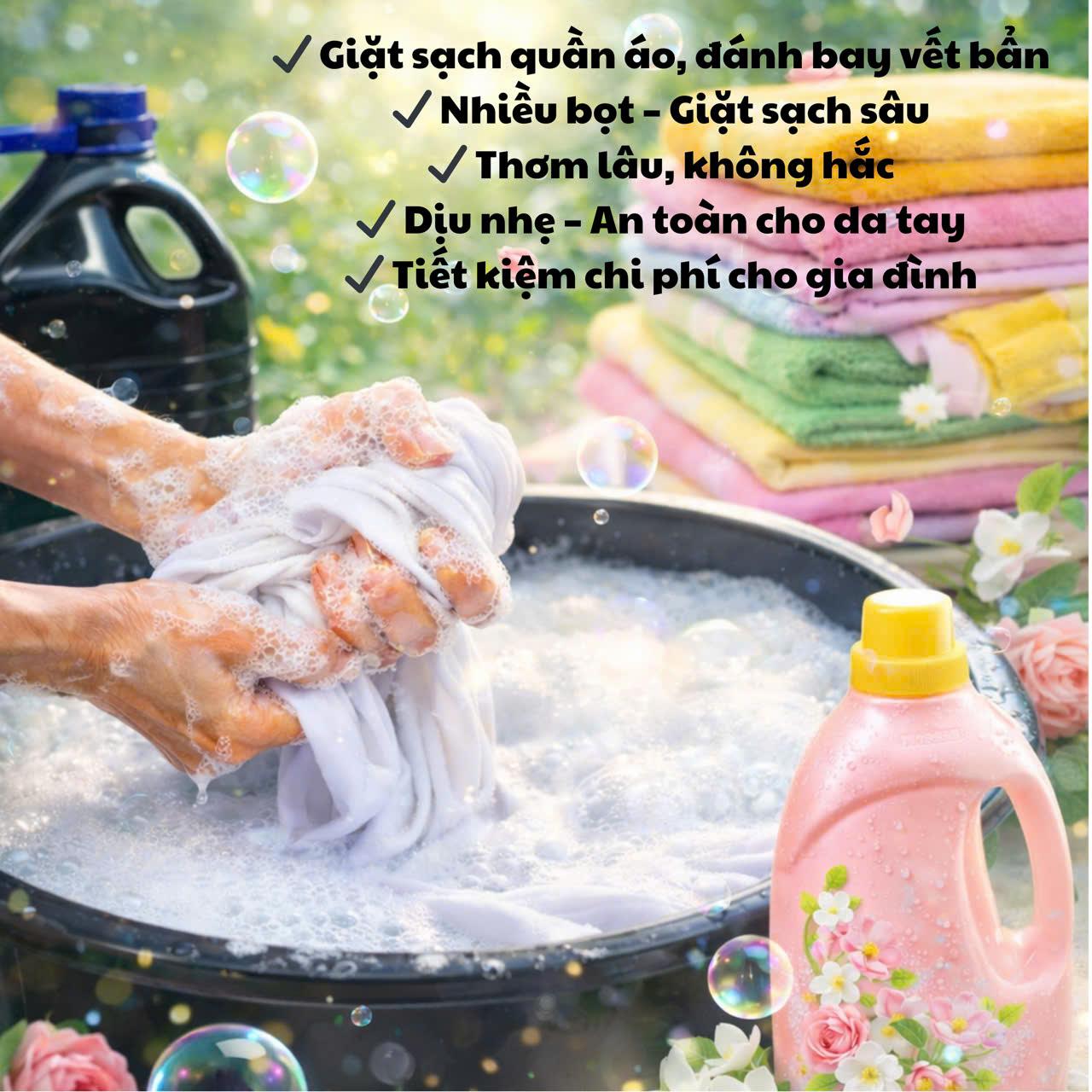 (Combo 20 Lít tặng lưu hương 72h) 10 lít Nước Giặt & 10 lít Rửa Chén Hương Chanh Tự Pha Tiết Kiệm Chi Phí Làm Sạch Quần Áo Hương Ban Mai Nước rửa chén
