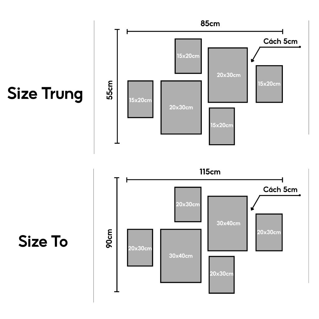 (50 mẫu) Combo 6 tranh dán tường  50 mẫu sang trọng nàng thơ rõ nét nhiều kích thước trang trí phòng khách phòng ngủ quán ăn cà phê decor giá rẻ 2D 3D