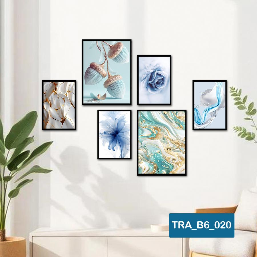 (50 mẫu) Combo 6 tranh dán tường  50 mẫu sang trọng nàng thơ rõ nét nhiều kích thước trang trí phòng khách phòng ngủ quán ăn cà phê decor giá rẻ 2D 3D