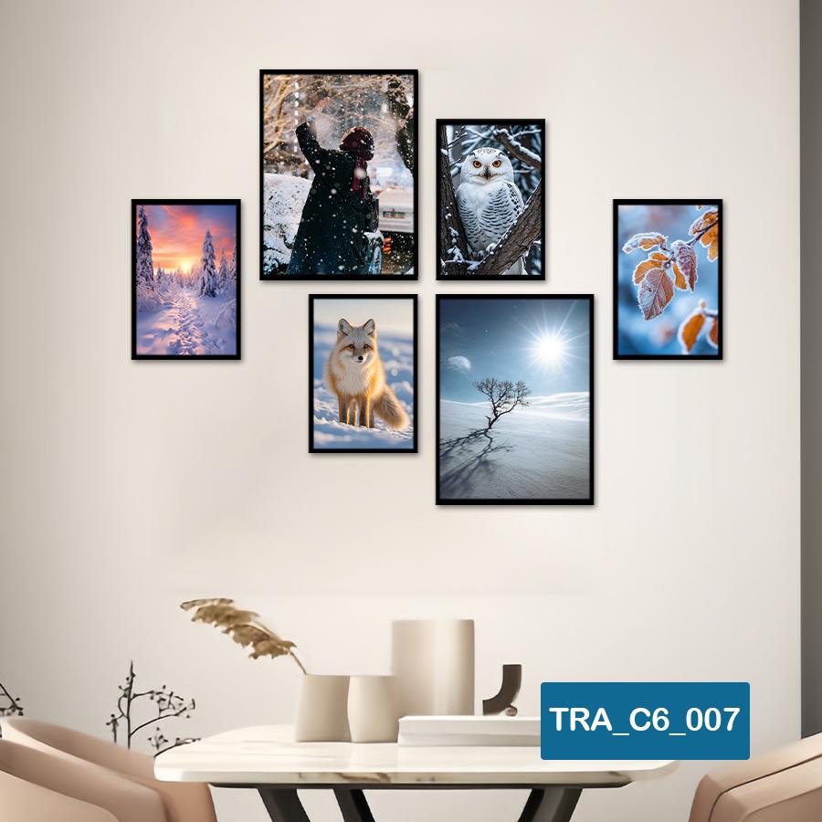 (50 mẫu) Combo 6 tranh dán tường  50 mẫu sang trọng nàng thơ rõ nét nhiều kích thước trang trí phòng khách phòng ngủ quán ăn cà phê decor giá rẻ 2D 3D