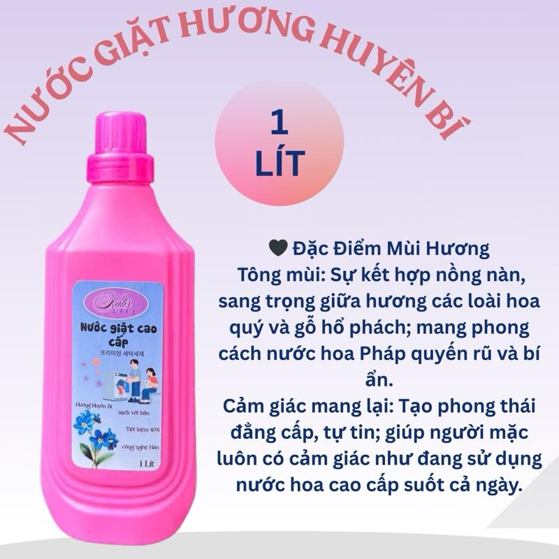 (Công Thức Mới) 1 lít Giặt Lưu Hương 72h hương tự chọn làm sạch sâu thơm lâu-thơm dai bền bỉ,giữ sợi vải mềm mịn,diệt khử khuẩn công nghệ mới