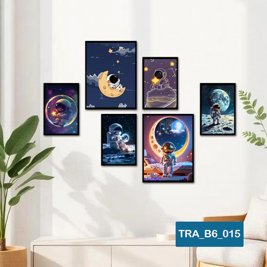 (50 mẫu) Combo 6 tranh dán tường  50 mẫu sang trọng nàng thơ rõ nét nhiều kích thước trang trí phòng khách phòng ngủ quán ăn cà phê decor giá rẻ 2D 3D