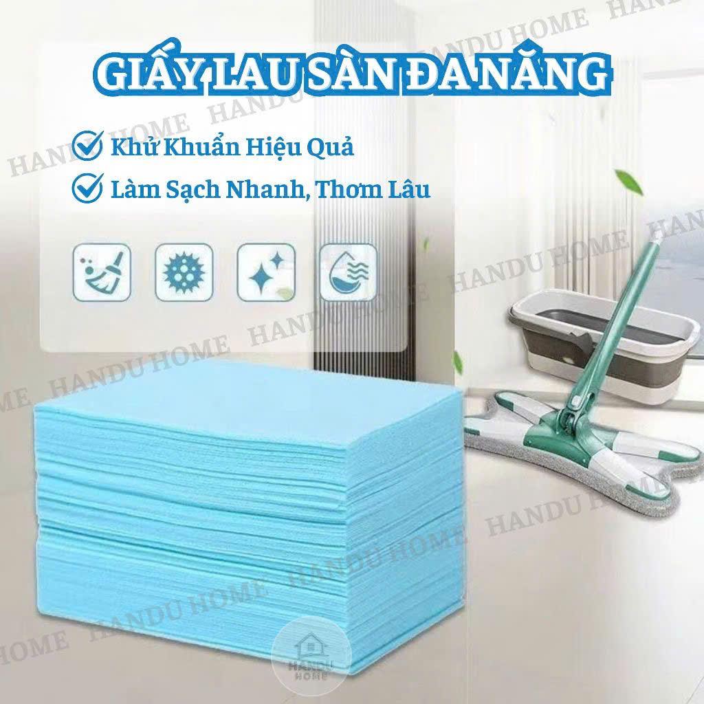[1 túi 30 miếng lau sàn] Miếng lau sàn hoà tan nhanh trong nước dùng để lau sàn,khử mùi làm sạch sàn,tiết kiệm chi phí (Nhiều hương chọn lựa)
